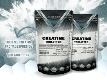 Creatine Tabletten 1000mg - 400 Tabletten