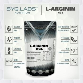 L-Arginin HCL Pulver 1000g
