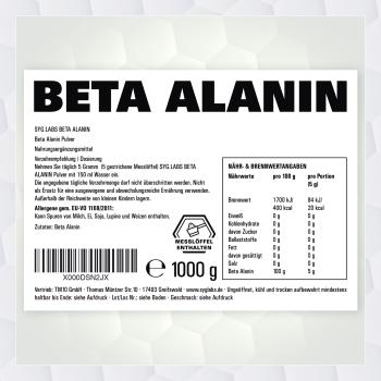 Beta Alanin Pulver 1000g