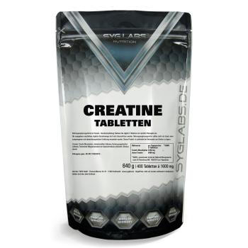 Creatine Tabletten 1000mg - 400 Tabletten