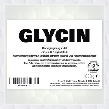 Glycin Pulver 1000g