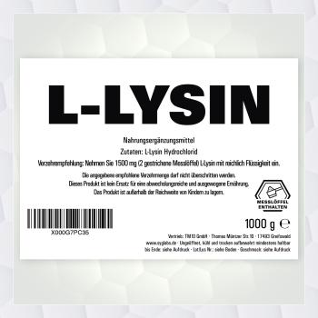 Preview: L-Lysin Pulver 1000g