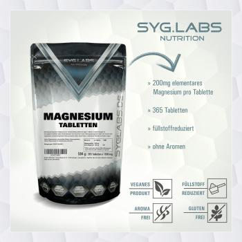Preview: Magnesium Citrat 200mg - 365 Tabletten