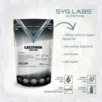 Preview: Lecithin Kapseln 1200mg - 300 Kapseln