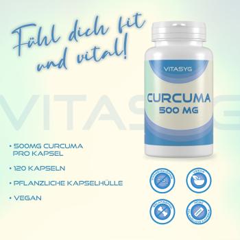 Curcuma 500mg - 120 Kapseln