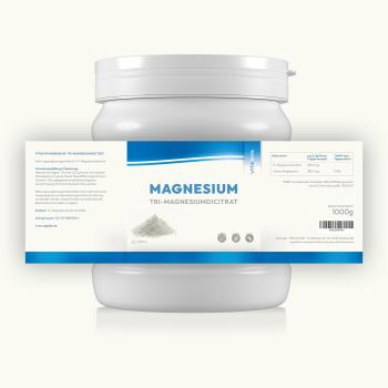 Preview: Magnesium Citrat Pulver 1000g