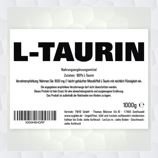 Taurin Pulver 1000g