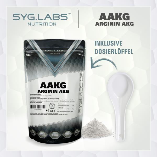 AAKG 2:1 L-Arginin-Alpha-Ketoglutarat 500g