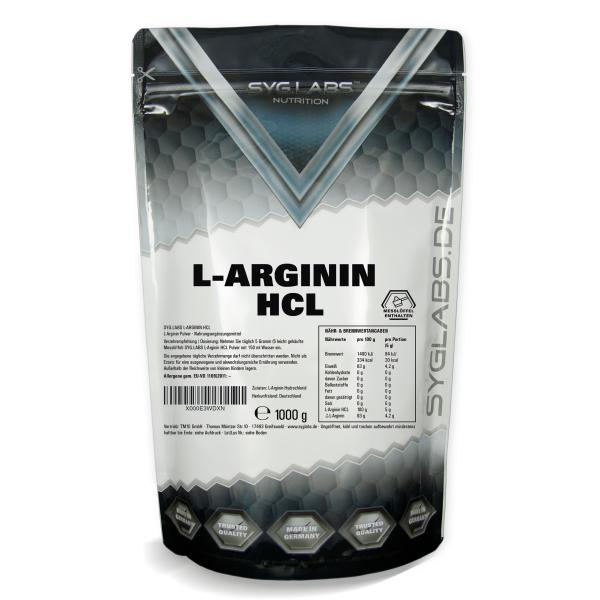 L-Arginin HCL Pulver 1000g