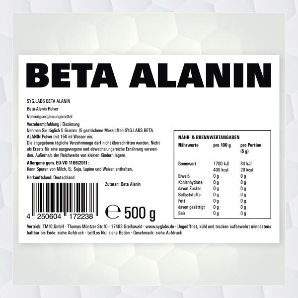 Beta Alanin Pulver 500g