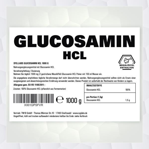 Glucosamin HCL Pulver 1000g