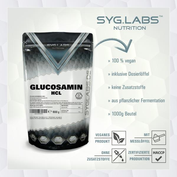Glucosamin HCL Pulver 1000g