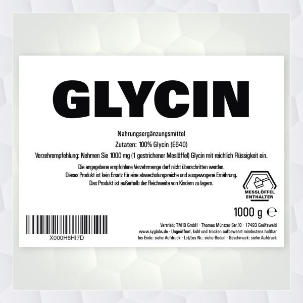 Glycin Pulver 1000g