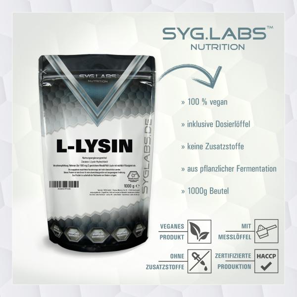 L-Lysin Pulver 1000g