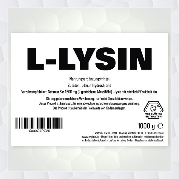 L-Lysin Pulver 1000g