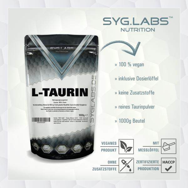 Taurin Pulver 1000g