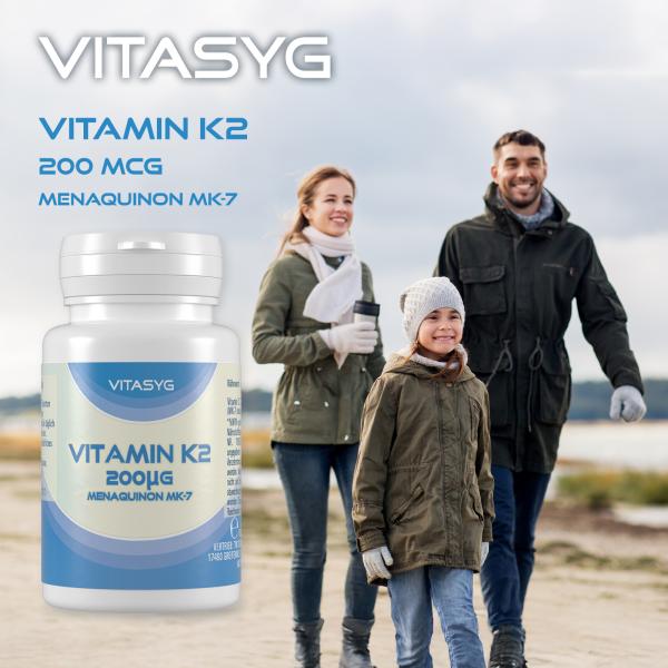 Vitamin K2 200 µg  365 Tabletten