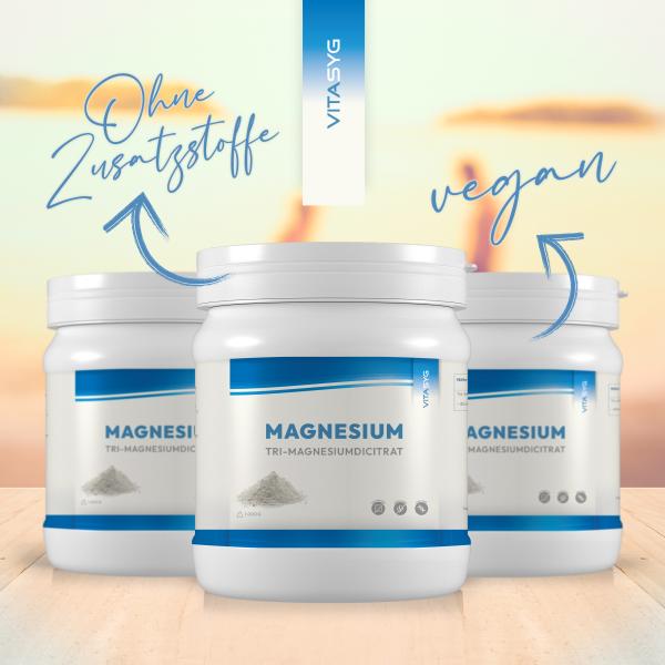 Magnesium Citrat Pulver 1000g