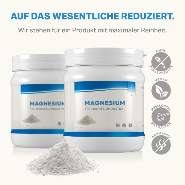 Magnesium Citrat Pulver 1000g