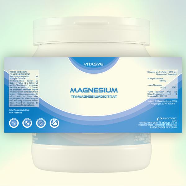 Magnesium Citrat Pulver 1000g