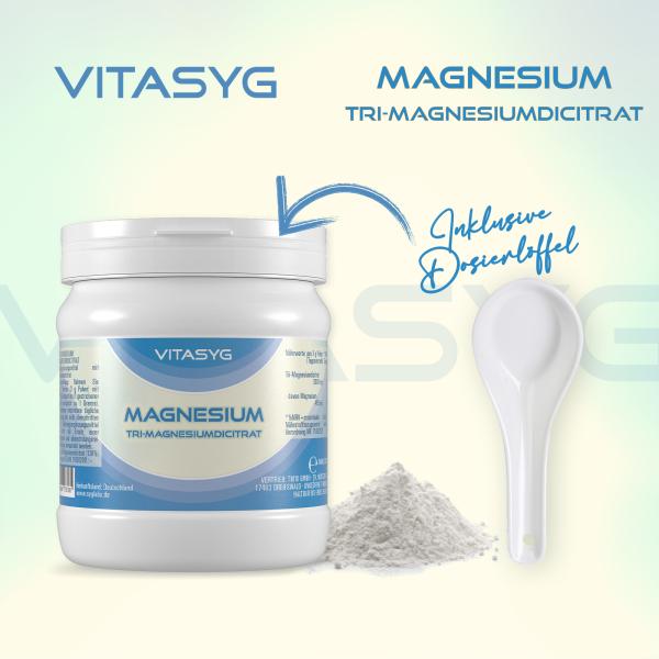 Magnesium Citrat Pulver 1000g