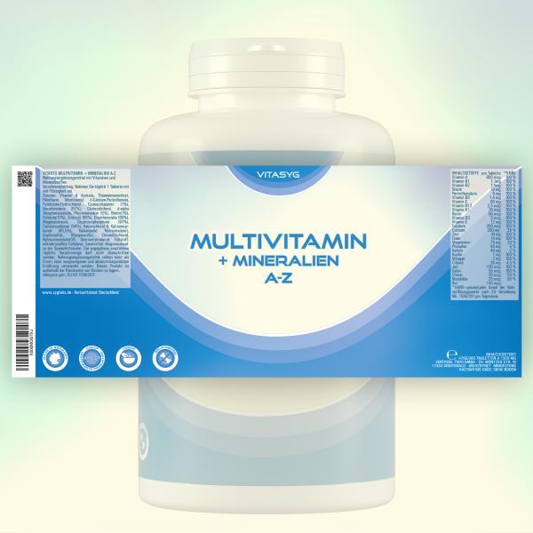 Multivitamin + Mineralien A-Z - 365 Tabletten