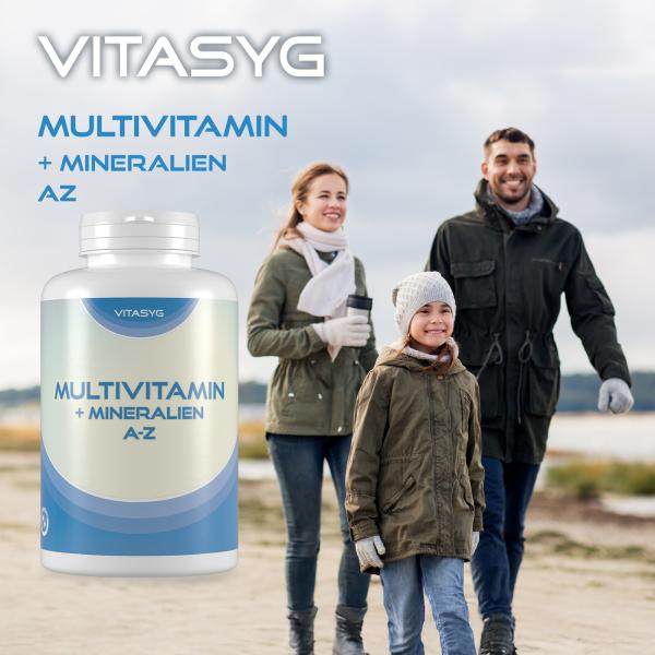 Multivitamin + Mineralien A-Z - 365 Tabletten