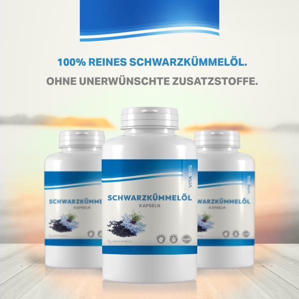 Schwarzkümmelöl 420 Kapseln