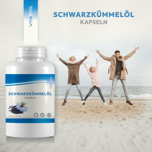 Schwarzkümmelöl 420 Kapseln